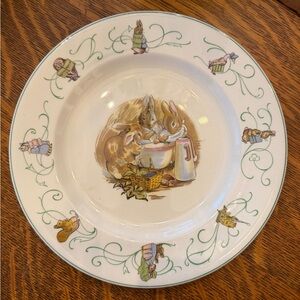 Wedgwood Beatrix Potter Rabbit Plate